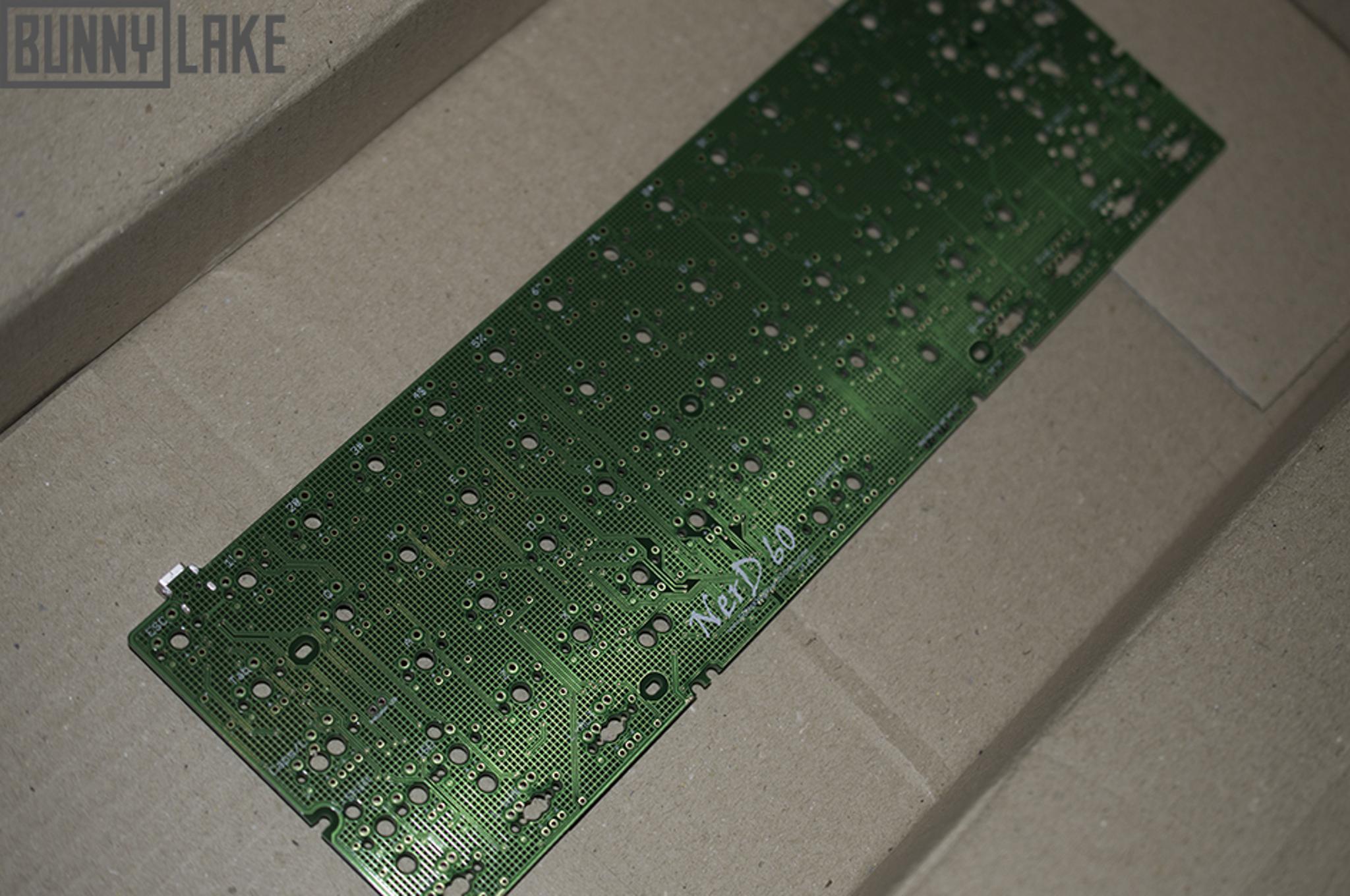 GON NerD60 PCB (IC) - Others interest check cover image featuring GON, NerD60, PCB, black PCB, custom run, group buy, ANSI support, ISO support, multimedia keys, key mapping, NKRO support