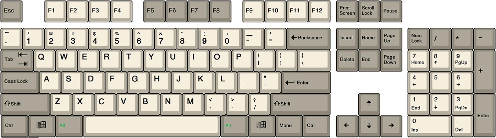 OG IBM Beige Keyset (IC) - Keycap interest check cover image featuring IBM Beige Keyset, IBM Model M, Cherry MX Switches, SA profile, mechanical keyboards