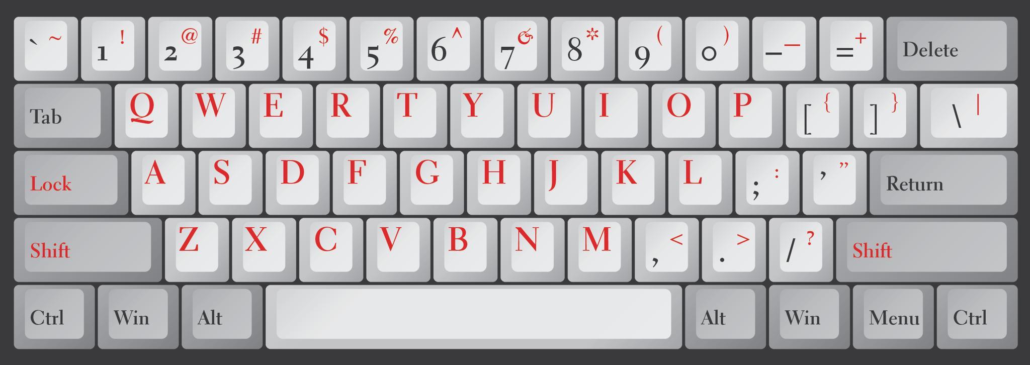 Red Electra Dyesubs - Keycap interest check cover image featuring Red Electra, dyesubs, keycap legends, sans serif, serif, Palatino