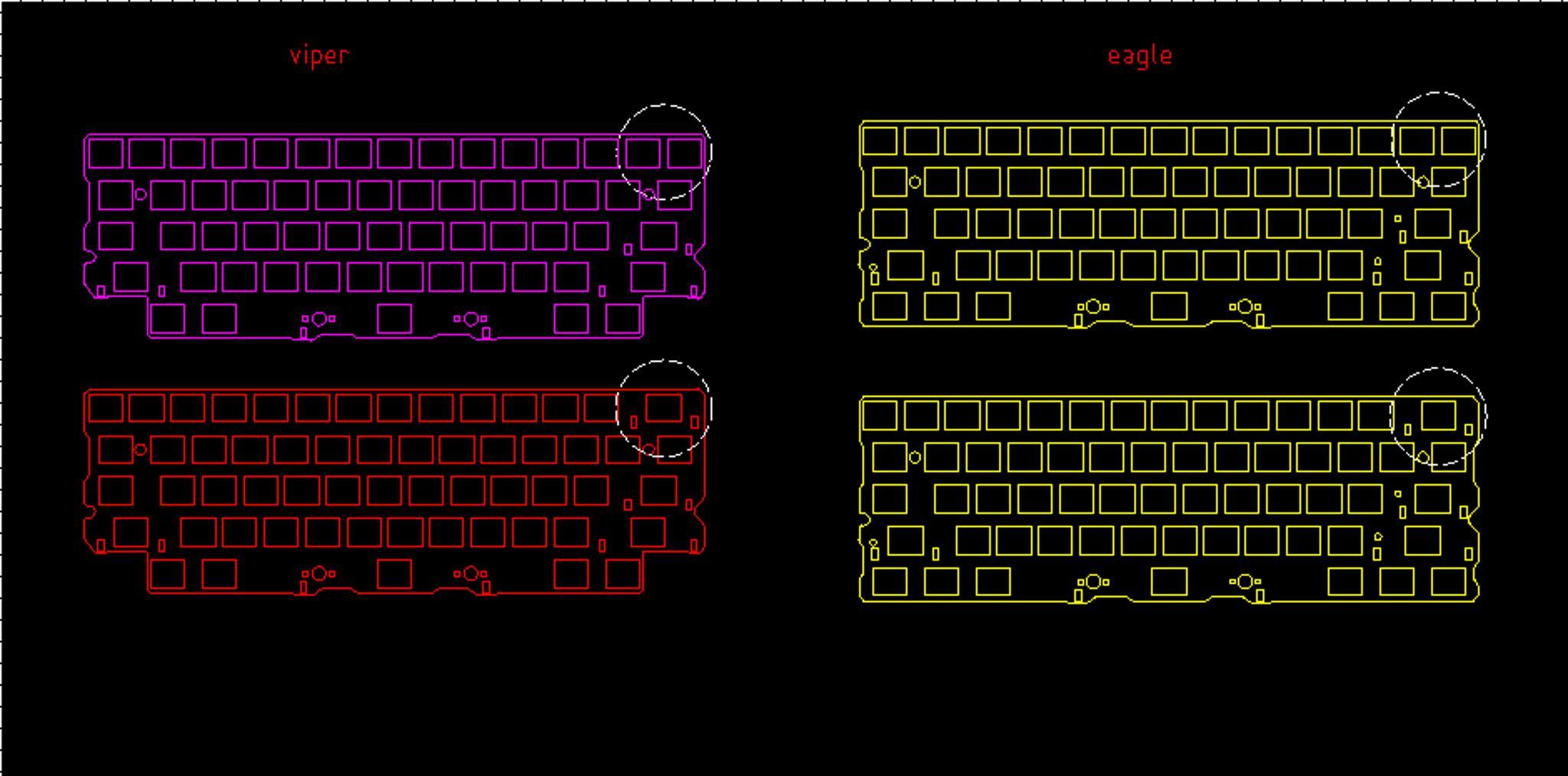 Alps Plates for Duck Viper and Eagle (IC) - Others interest check cover image featuring stainless steel plate, Duck Viper, Eagle 60% keyboard, Alps switches, backspace options, group buy, metal shop, Arkansas, ApocalypseMaow