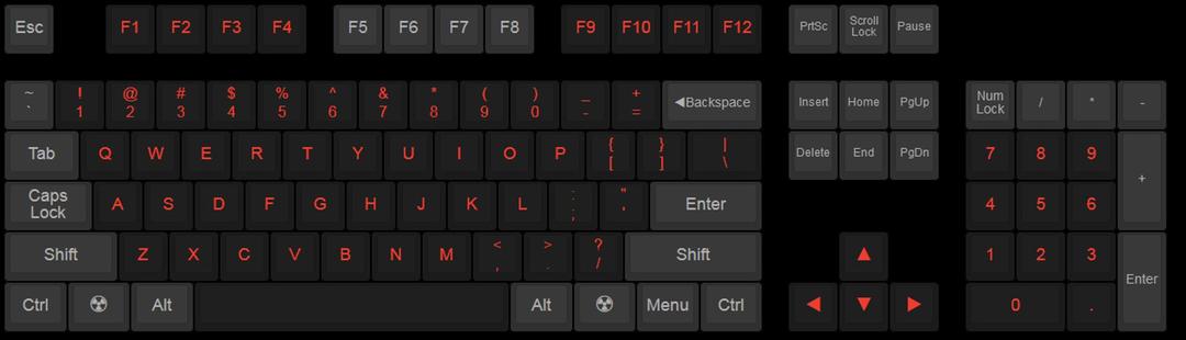 Night Red Keyset (IC)