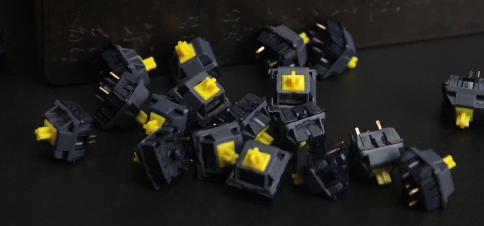 DesignerStudio White Jade & Graphite Gold Switches