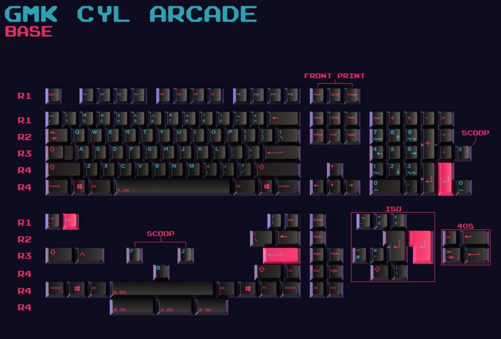 GMK Arcade - Keycap