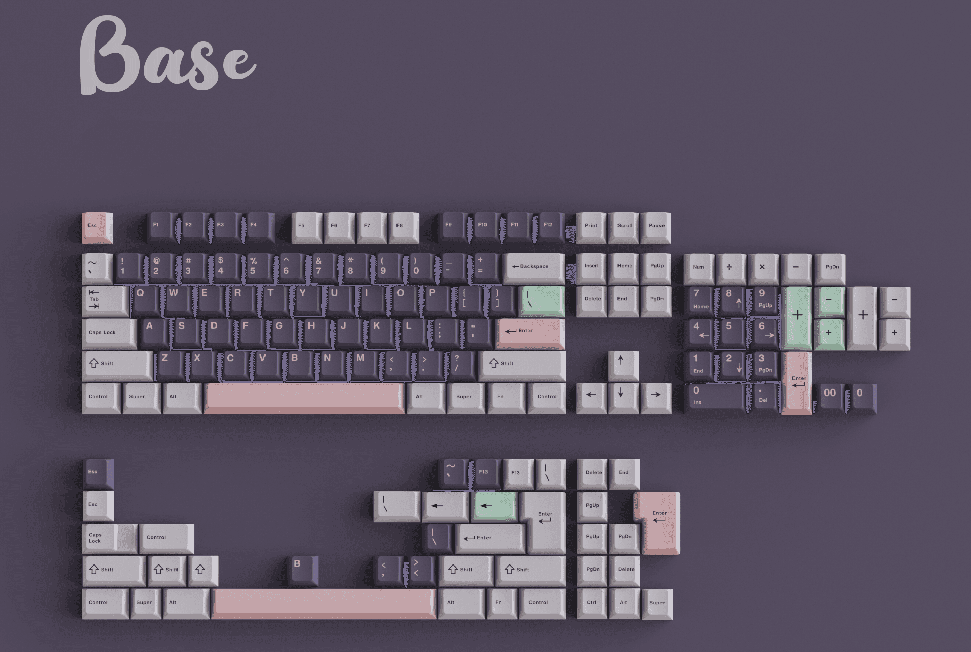 Keyboard Science Butterfly Girl Keycaps