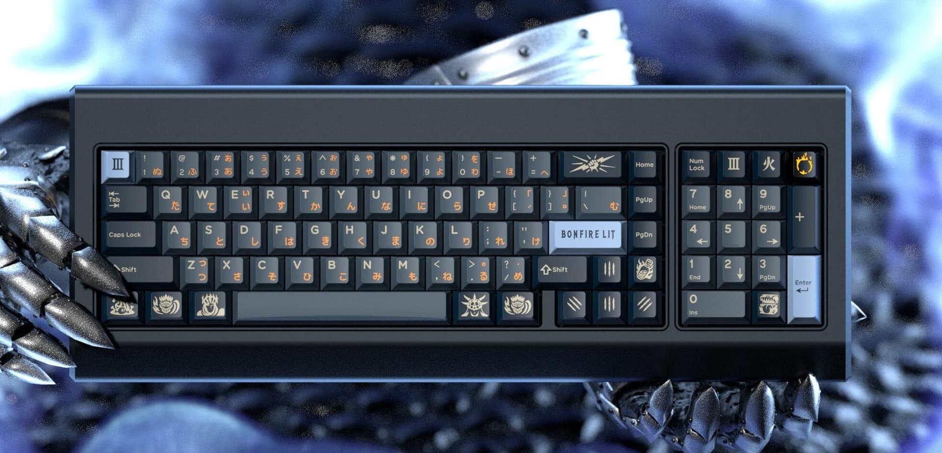 DOMIKEY X GLOVE LINK FIER Keycaps