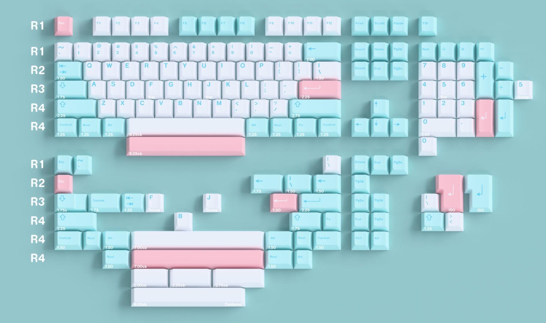 GMK Noel R2 - Keycap interest check cover image featuring GMK, keycaps, interest check, Noel, Round 2