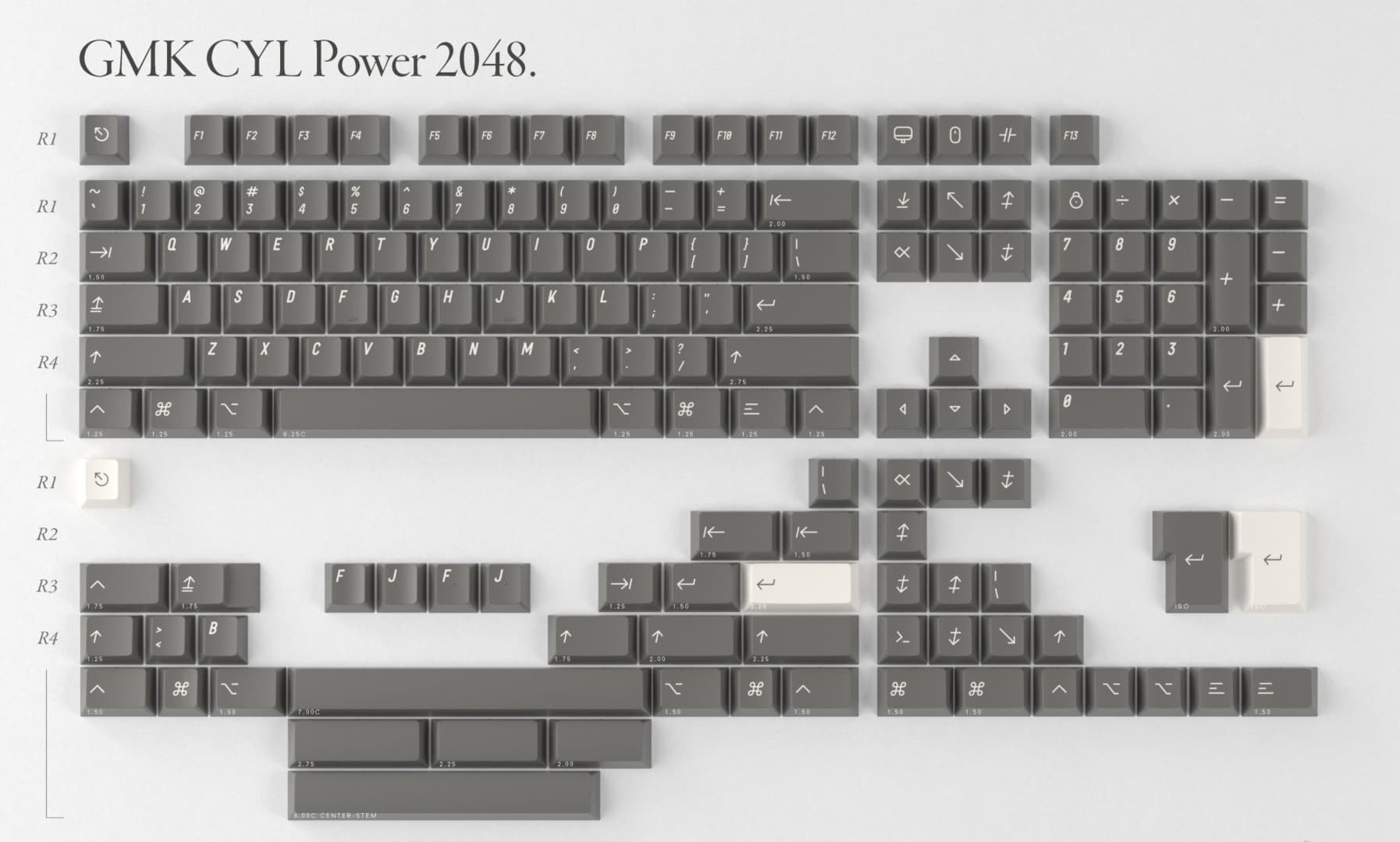 GMK CYL Power 2048 - Keycap