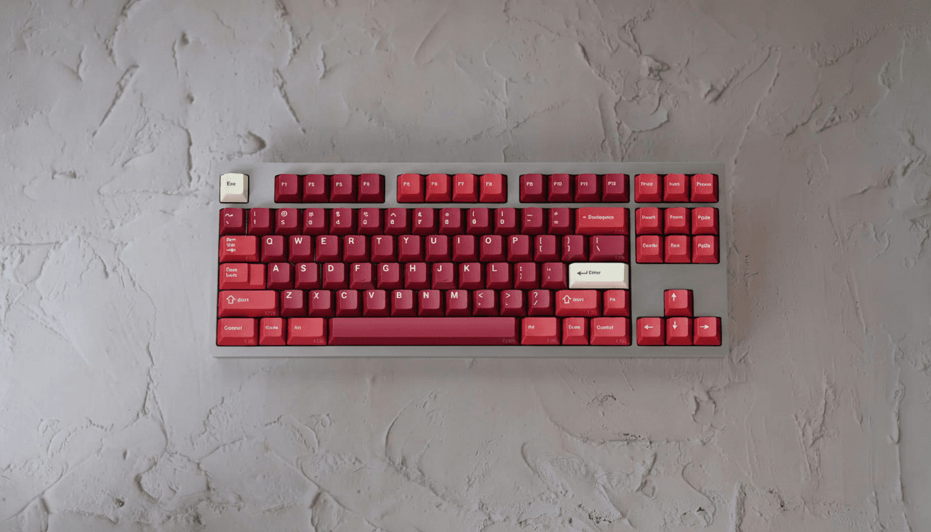 GMK Jamon R2 on Glare TKL Silver