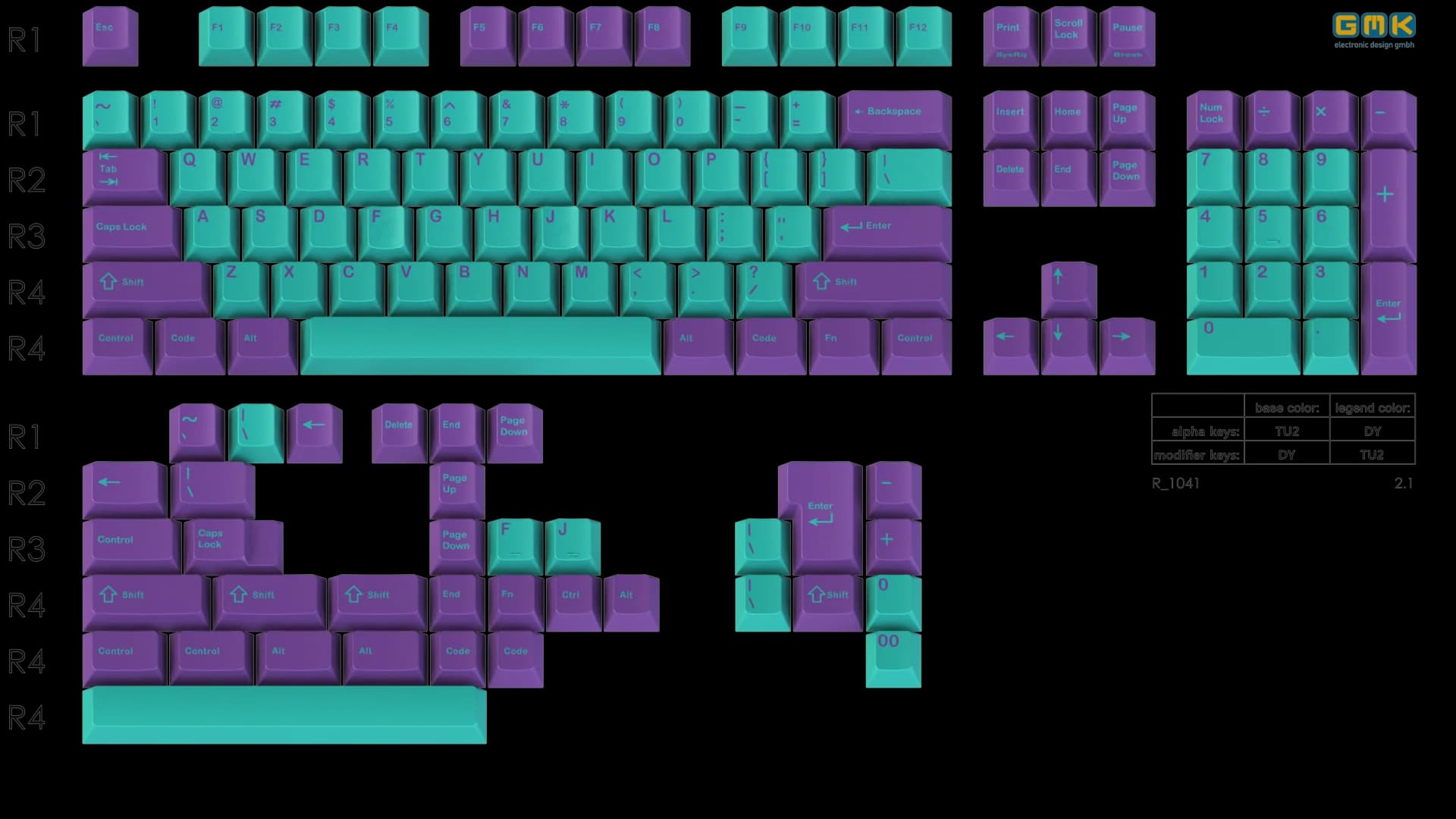 GMK Skeletor R2 骷髅王R2 - Base