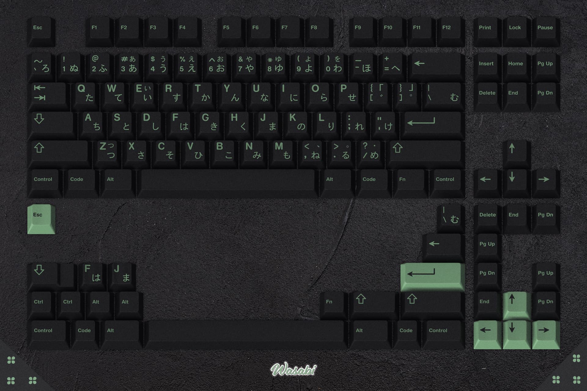 GMK Wasabi R1 芥末R1 - Base