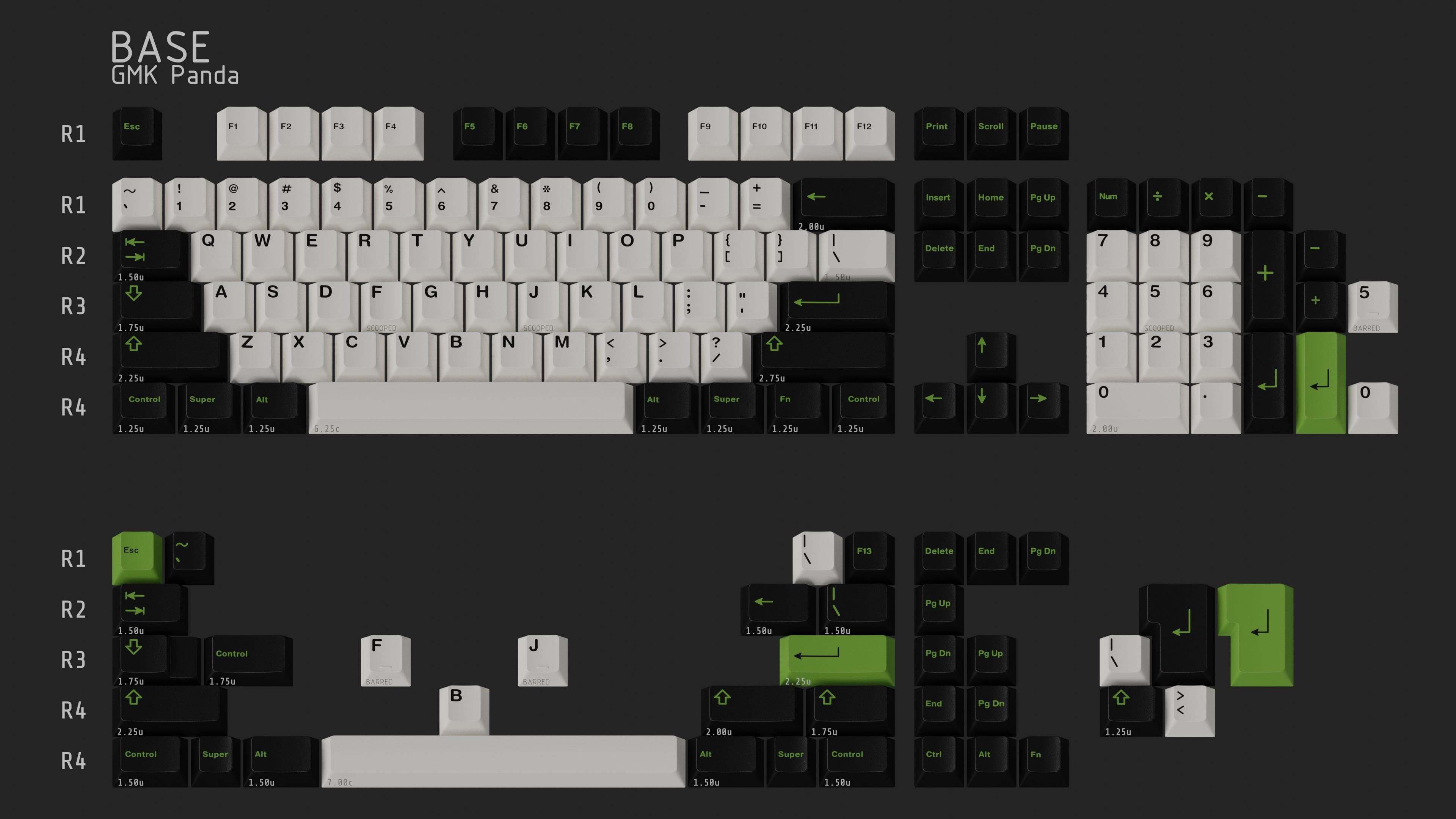 GMK Panda 熊猫 - Base