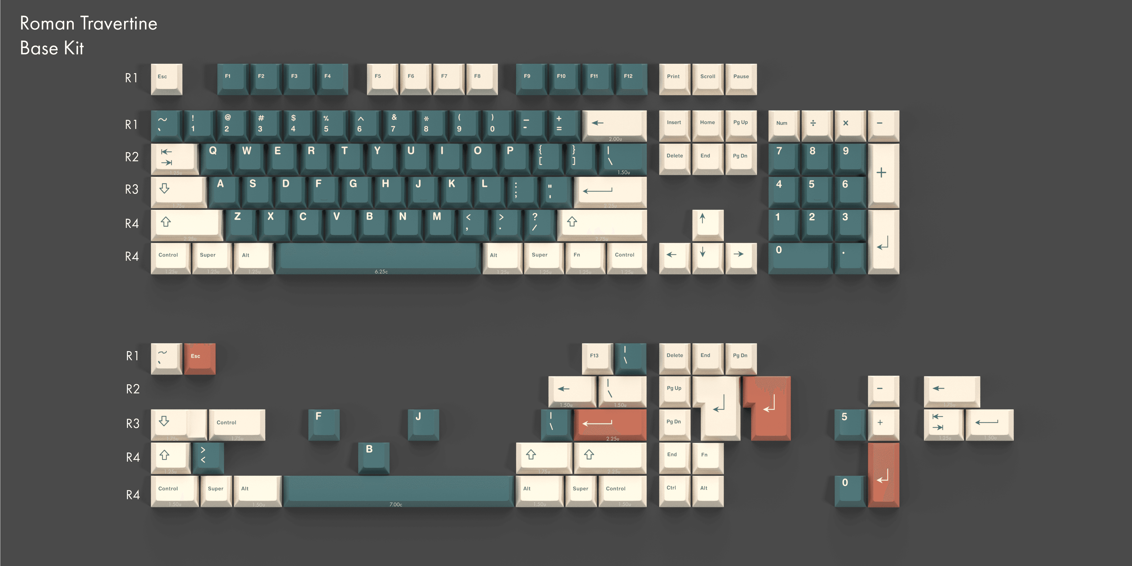 GMK Marmoreal - Base