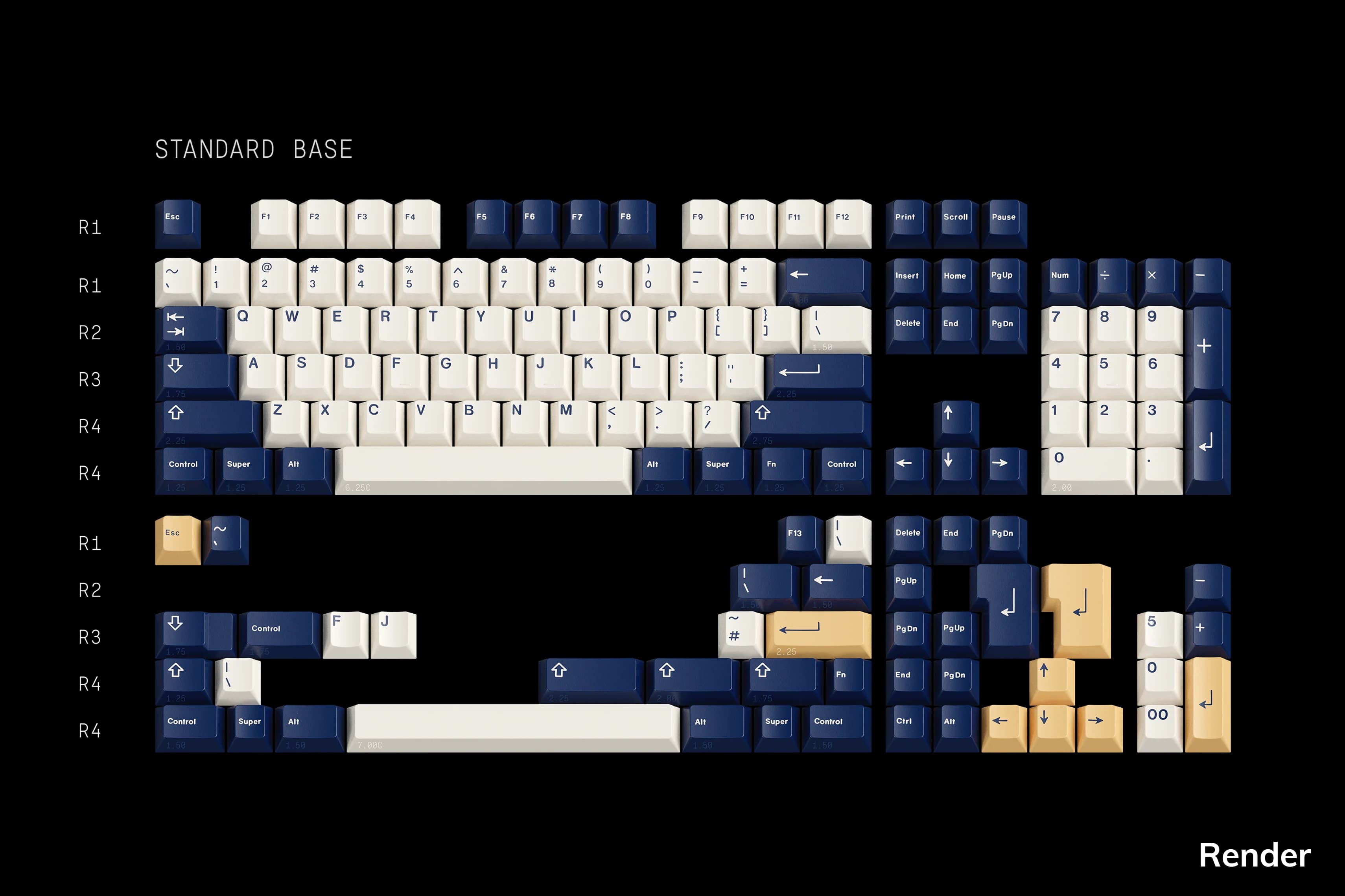 GMK Rudy R2 - Standard Base