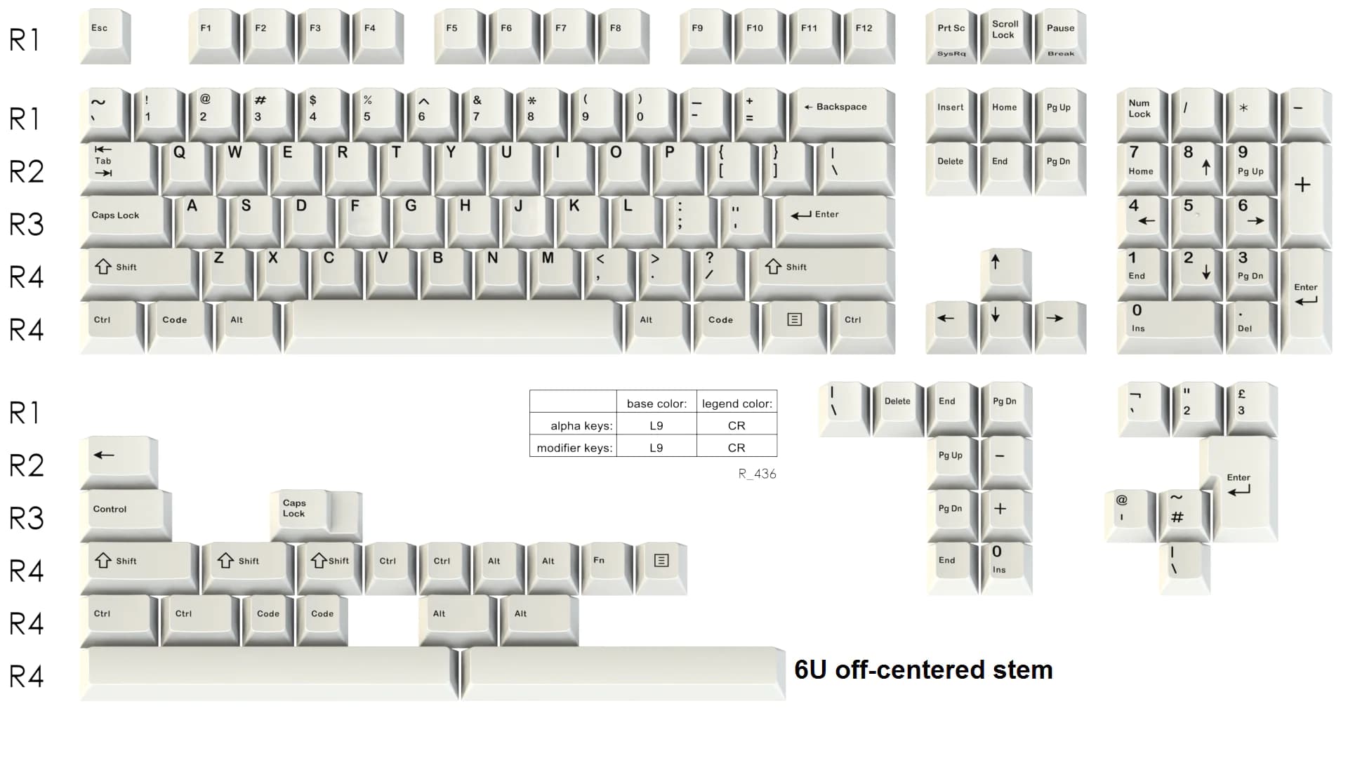 GMK Pristine 云石 - Base