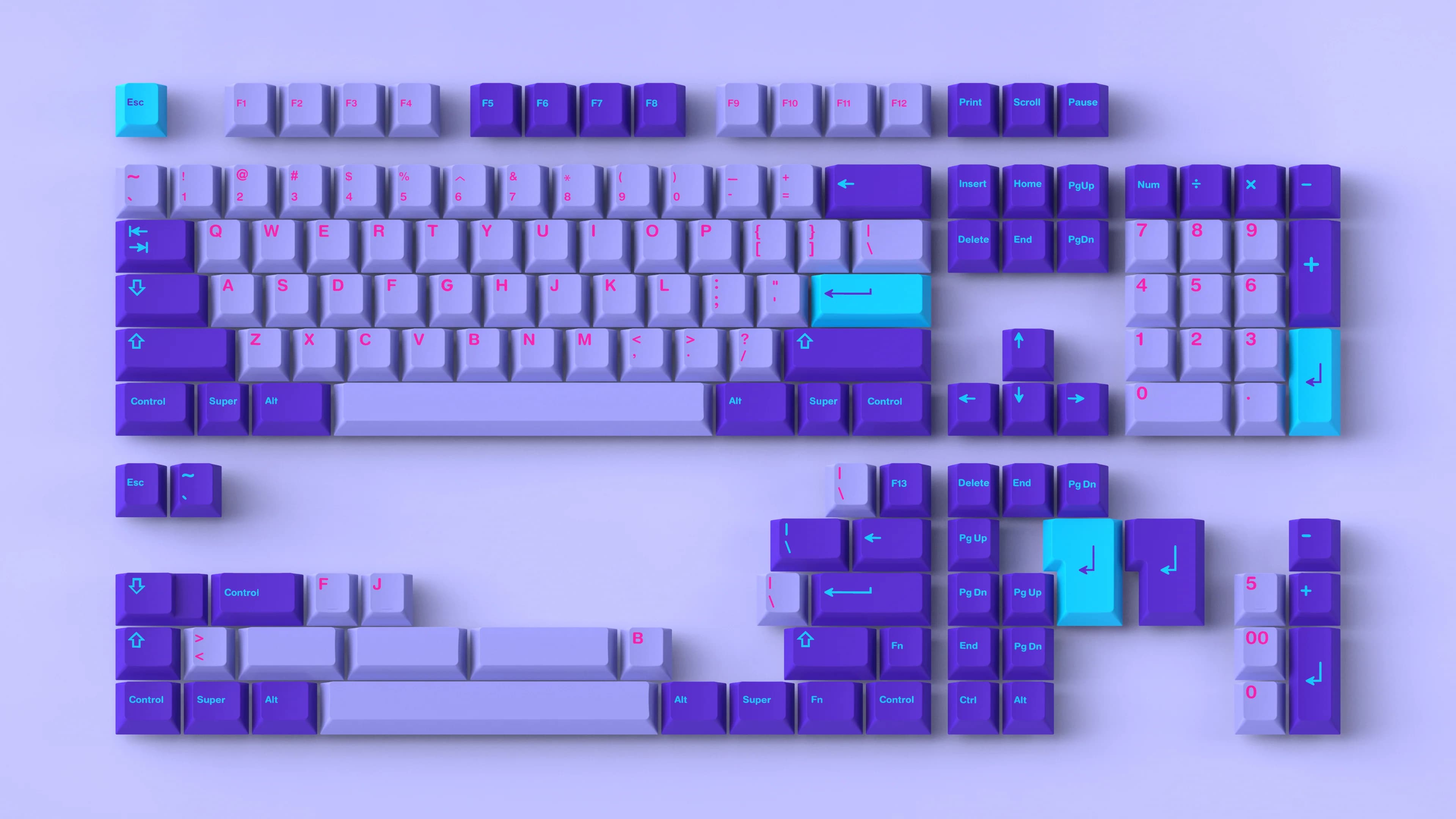GMK Vaporwave R2 蒸汽波R2 - Latin Base