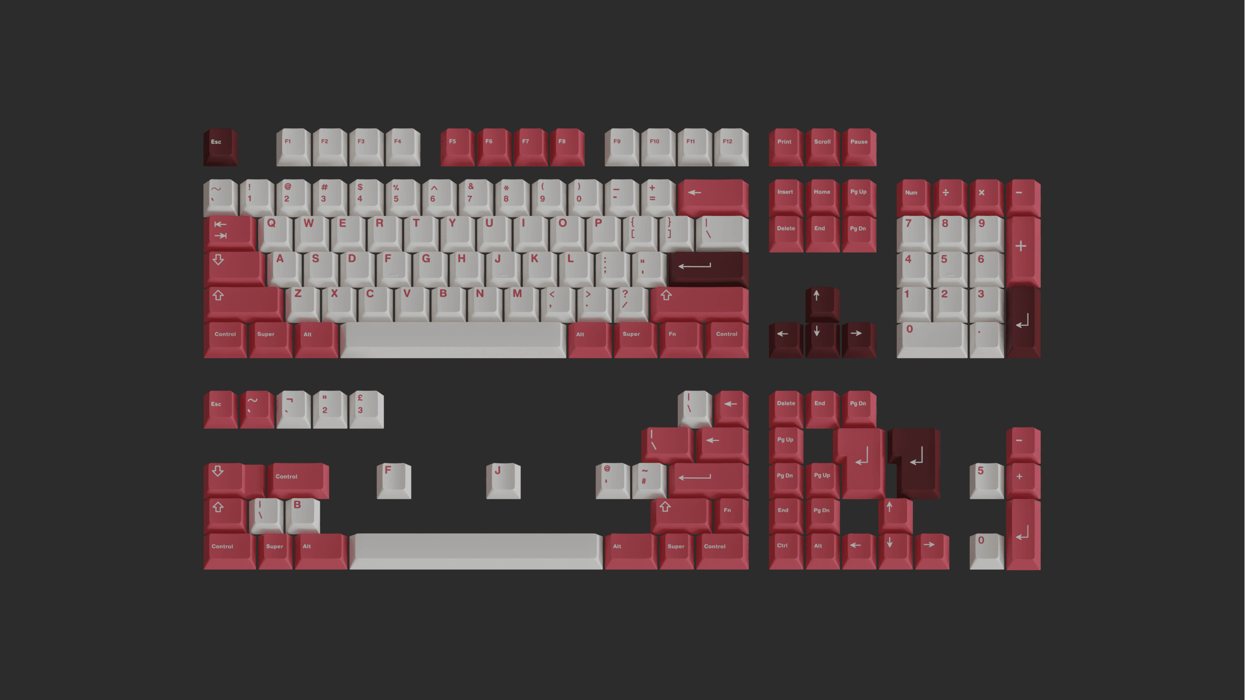 GMK Lychee 荔枝 - Alternate Alphas