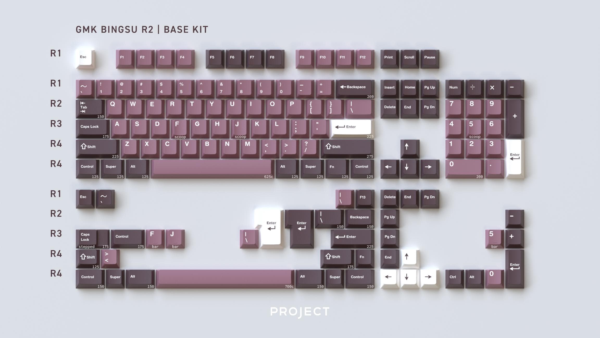 GMK Bingsu R2 红豆刨冰R2 - Base