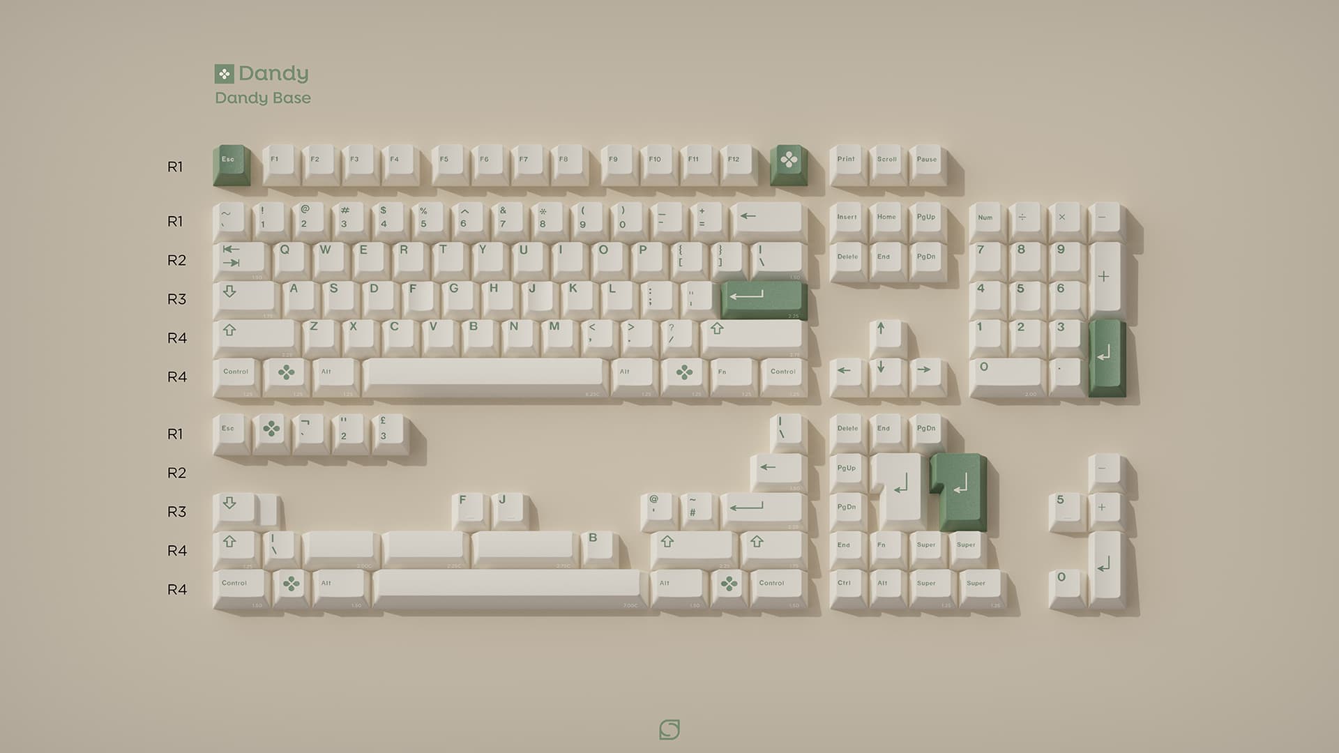 GMK Dandy - Cream Base