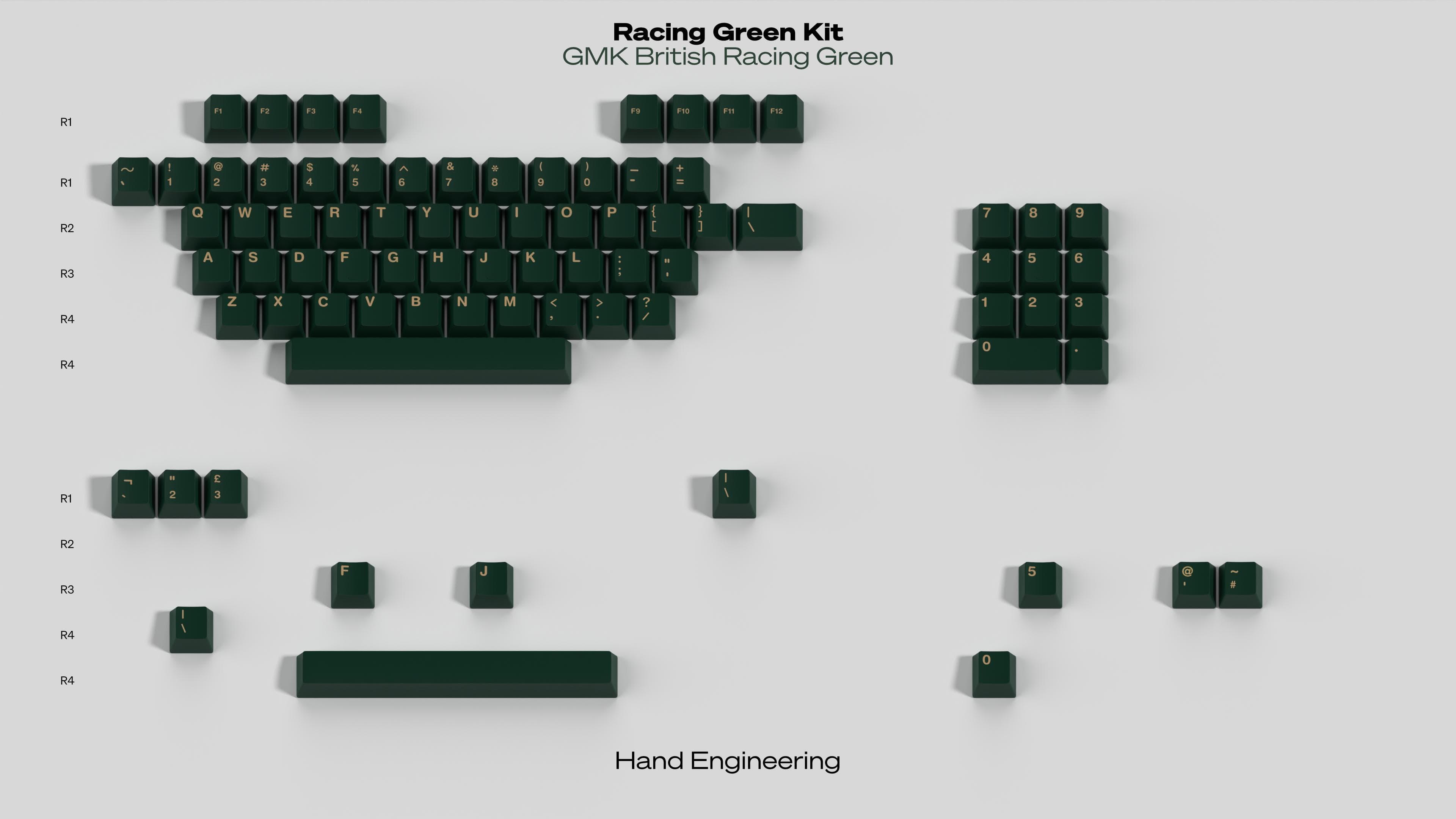 GMK British Racing Green - Racing Green