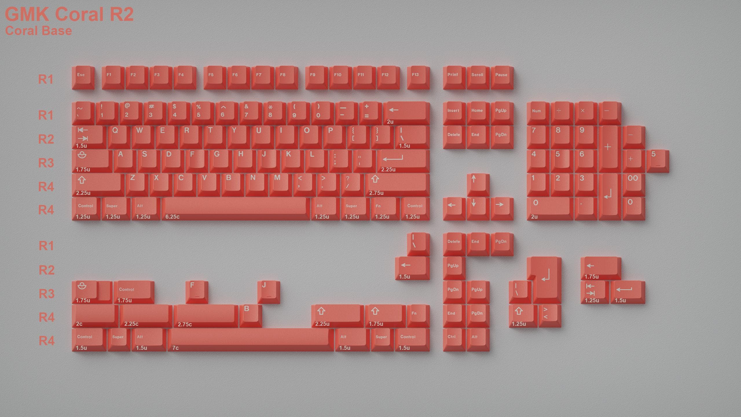 GMK Coral R2 珊瑚R2 - Coral Base